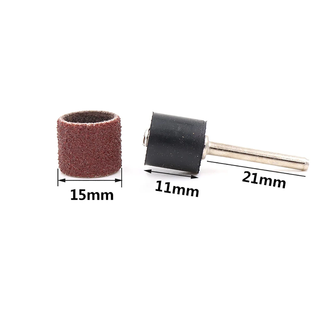 1/4 ''1/2'' Fasce di smeriglitatura Drum Maniche 80-600 Grit per Dremel Lima per Unghie Manicure