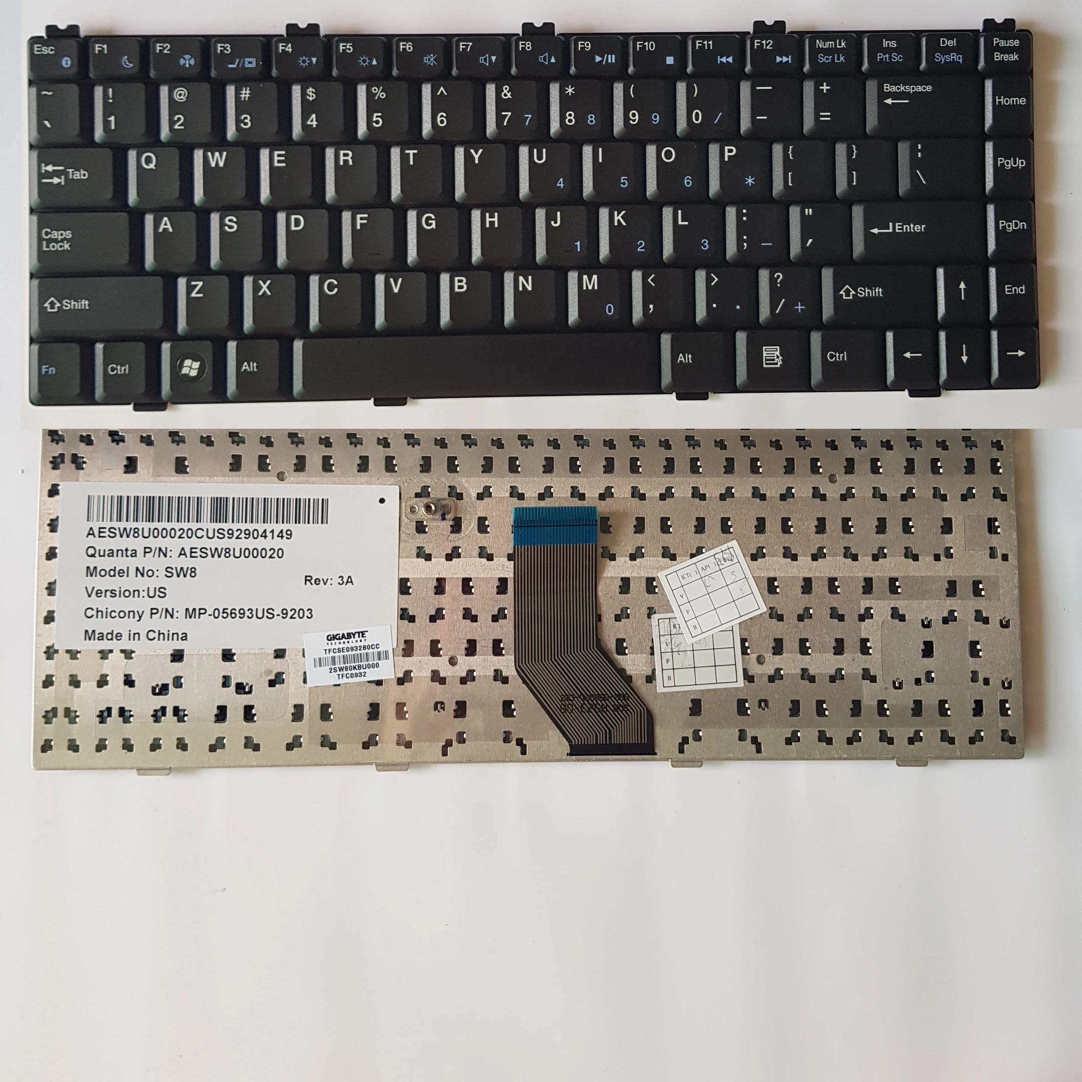 Inglês EUA KR JP Teclado Do Portátil Estoque Para Hasee L580T D1 E800 L840T F5800 D2 D3 HP840 D2