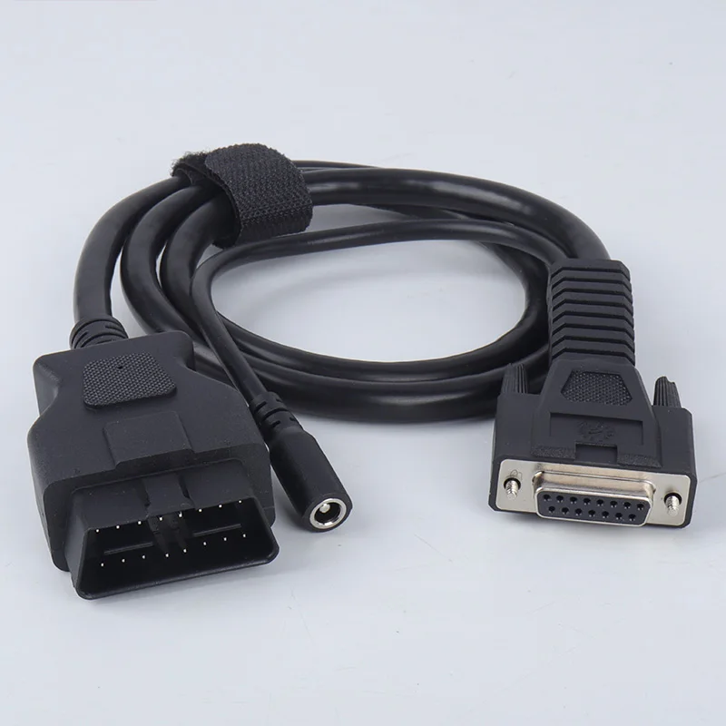 OBD2 16PIN Male To DB 15PIN Female Cable for Efka Diagnostic Scanner Main Line DB15 PIN to DC port Plug for FCAR F7S/F8S/C8/A8