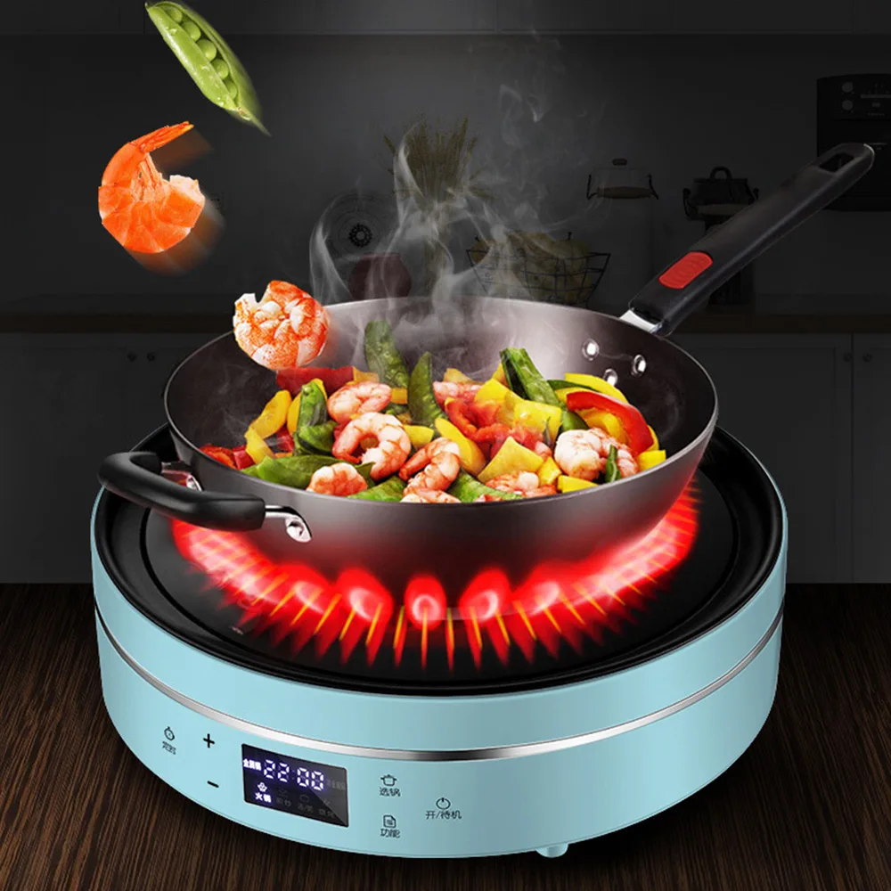 2200W Household electric ceramic stove 220V 50HZ high temperature resistant touch button Kitchen supplies