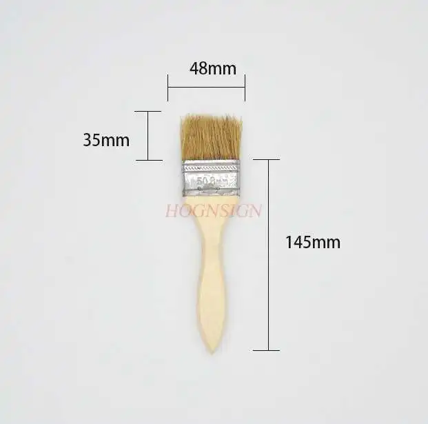 Pig hair brush paint brush glue brush barbecue brush hair brush waterproof brush paint brush special brush