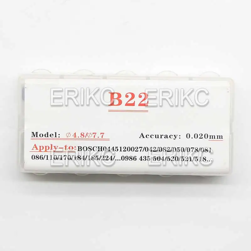 

ERIKC 50pcs Common Rail Injector Nozzle Adjusting Shim B22 Size 0.98--1.16mm For Bosch