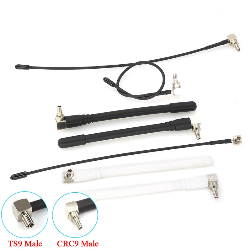 2Pcs/lot Wifi Antenna 3G 4G Antenna TS9 Wireless Router Antenna CRC9  for E5573 E8372 E3372 PCI Card USB Wireless Router