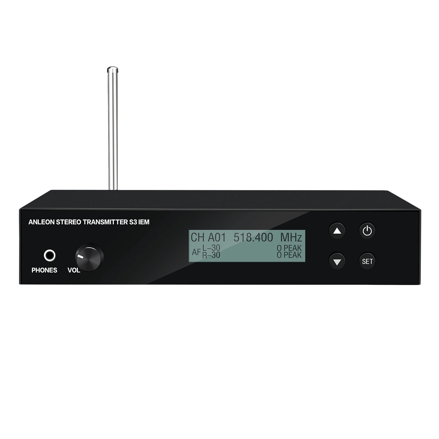 ANLEON S3 UHF Stereo Wireless In-Ear Monitor IEM System 518-554MHz Ear Monitoring Professional Digital Sound Stage