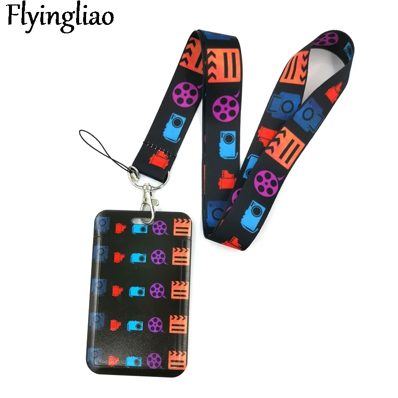 Film Ausrüstung Key lanyard Auto KeyChain ID Karte Pass Gym Handy Abzeichen Kinder Schlüssel Ring Halter Schmuck Dekorationen