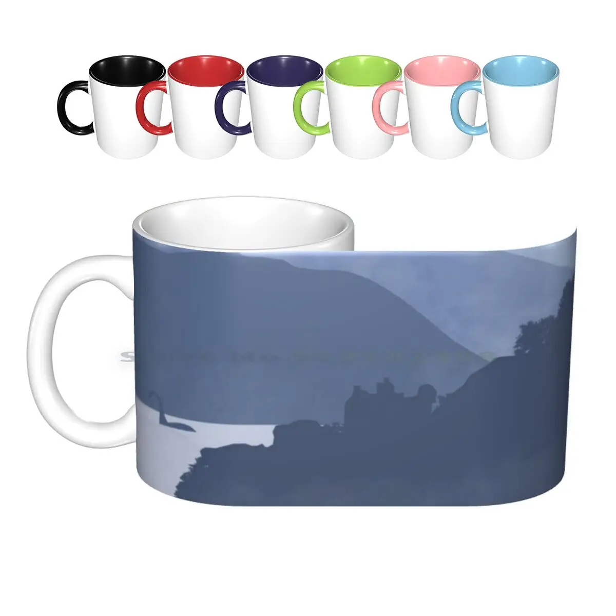 Loch Ness-Spotted Ceramic Mugs Coffee Cups Milk Tea Mug Loch Loch Ness Ness Monster Scotland Landscape Highlands Lake Mountain