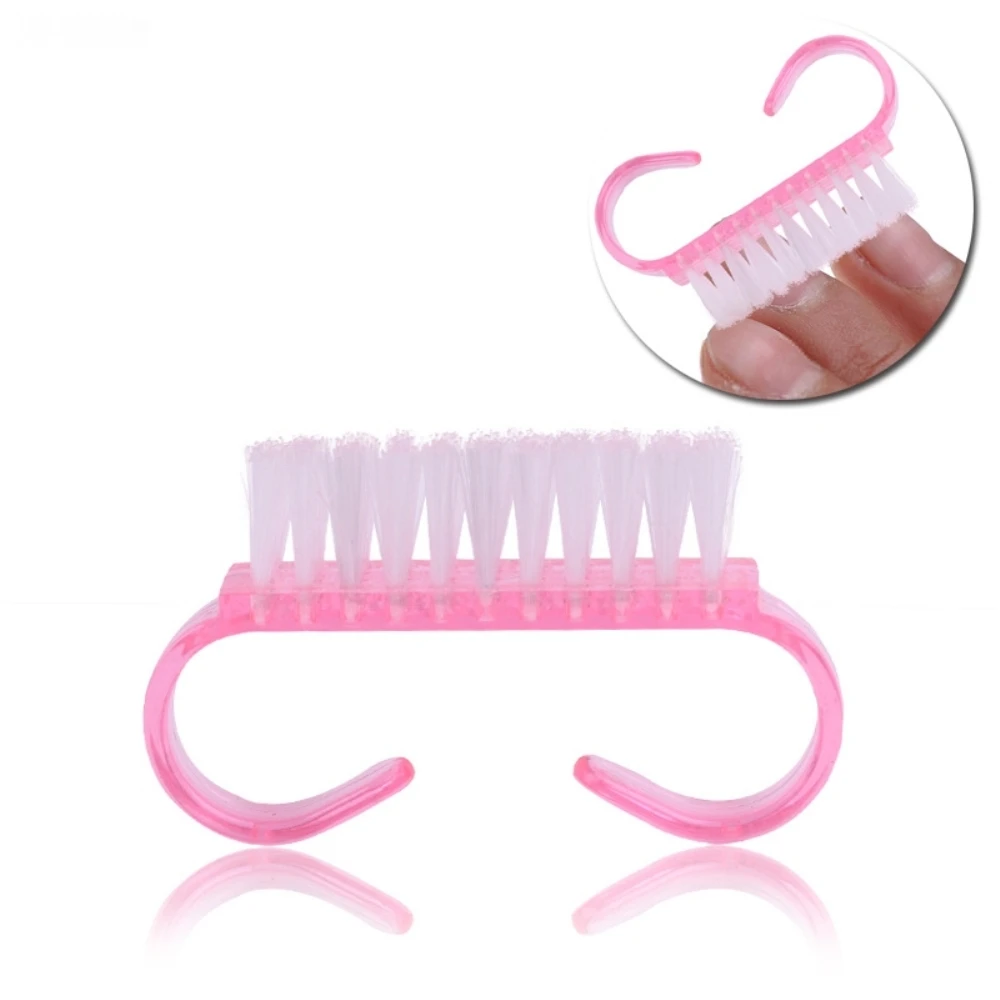 10 Pcs/Lot Cleaning Nail Brush Tools File Nail Art  Manicure Pedicure Soft Remove Dust  Plastic Dust Cleaning Brushes