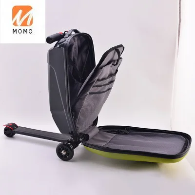 100%PC Fashion 21-Inch Student Suitcase Scooter Boy Cool Cover 3D Business Travel Luggage Boy