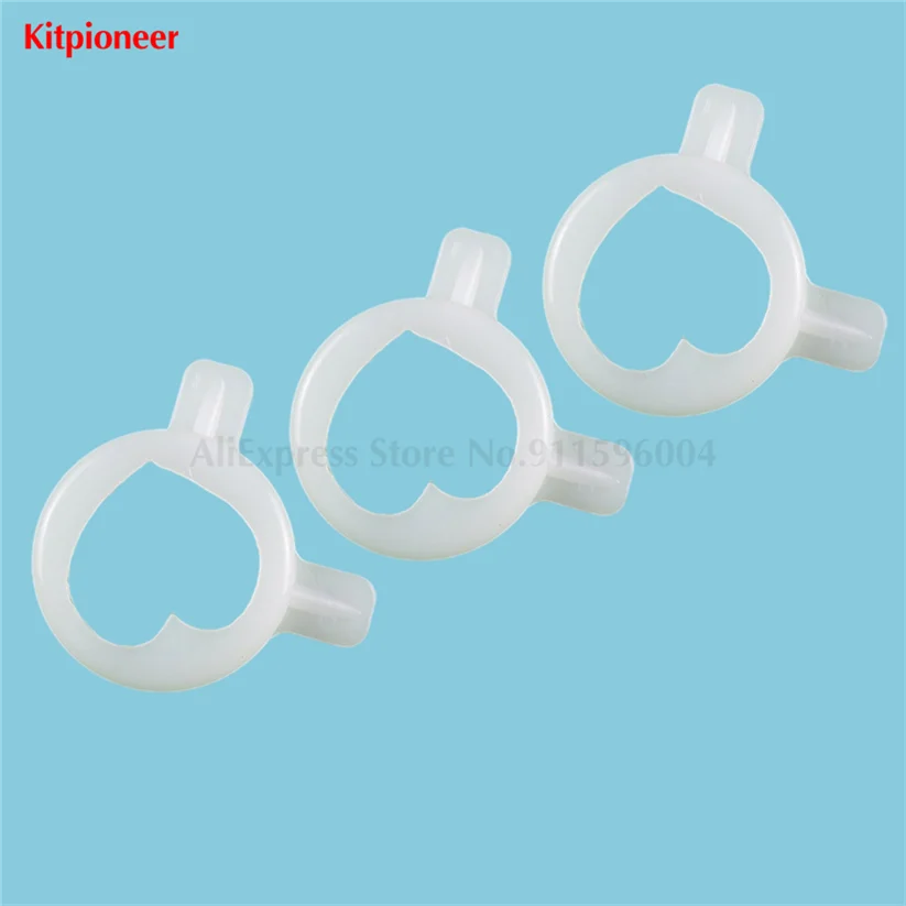 خدمة لينة قطع غيار آلة الآيس كريم النمذجة غطاء نجوم على شكل قلب صب الأغطية 29 مللي متر القطر الداخلي 6 قطعة