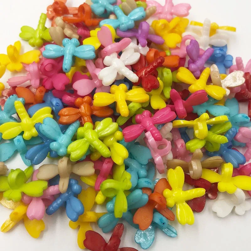 50pcs Butterfly Kid's Clothes Accessories Sewing Crafts Plastic Buttons PT146