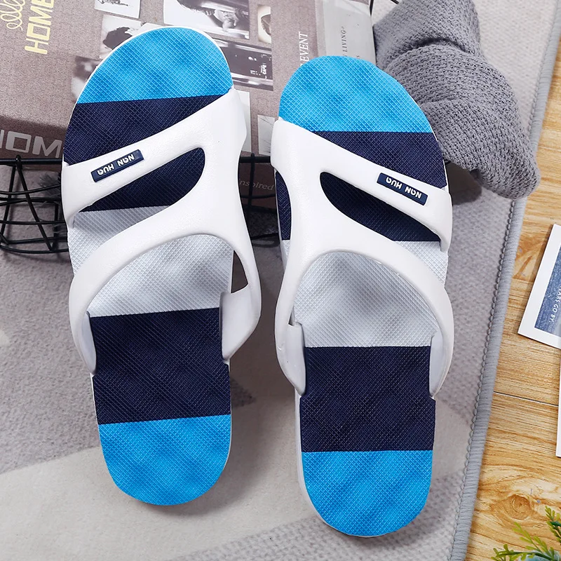 Men's Summer Couple Sandals and Slippers Men's and Women's Indoor Slippers for Home and Outdoor Wear Bathroom Hotel Slippers