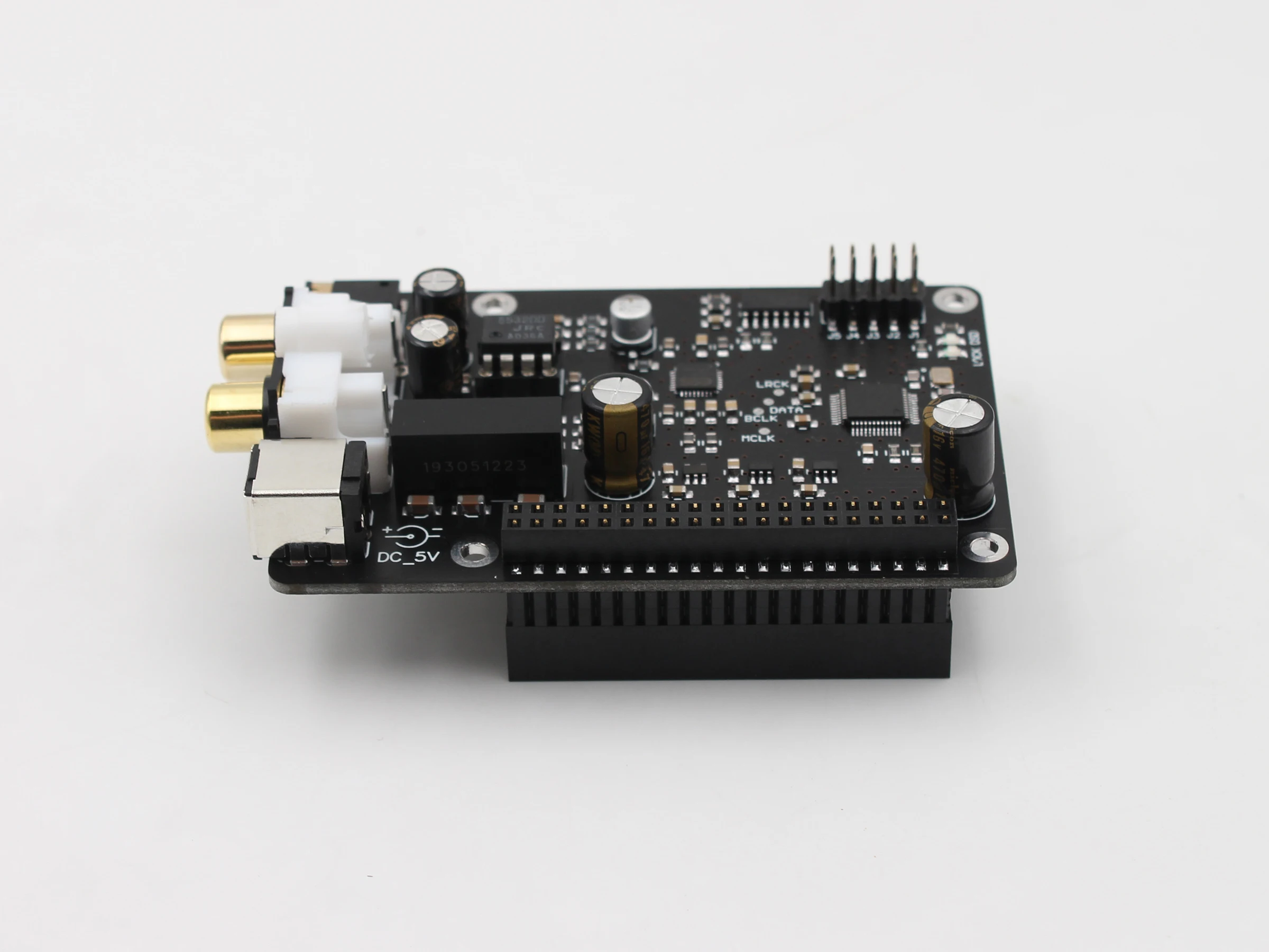 R28 ES9028 Raspberry Pi DAC เครื่องถอดรหัสเสียง HIFI Fever บอร์ดขยาย3B + 4B 384K DSD