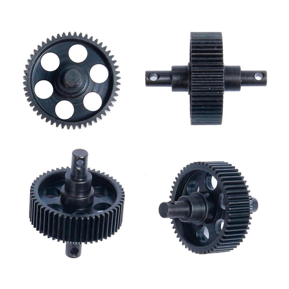 AXSPEED Steel Transmission Gear Set with Motor Gears for Axial SCX10 II 90047 90104 Wraith 1/10 RC Crawler Car Upgrade Parts