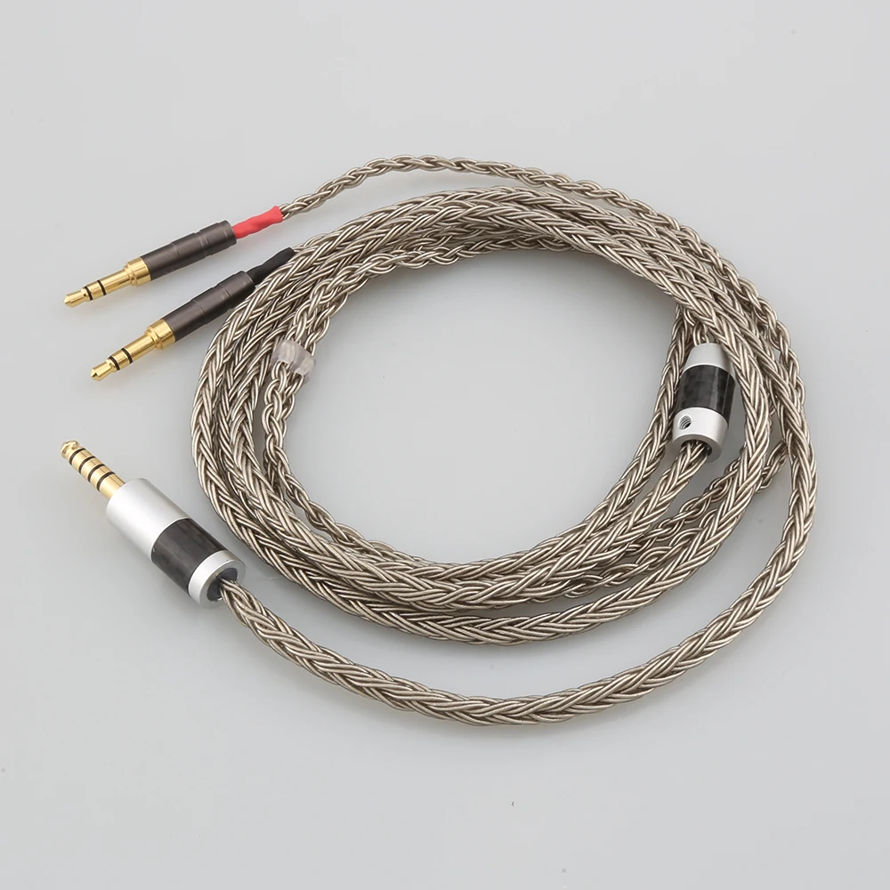 Wysokiej jakości 4 pin Xlr 4.4 2.5mm16 rdzenie słuchawki kabel do słuchawek dla 3.5 Hifiman Ananda sundara HE1000se HE6se he400 Z7M2