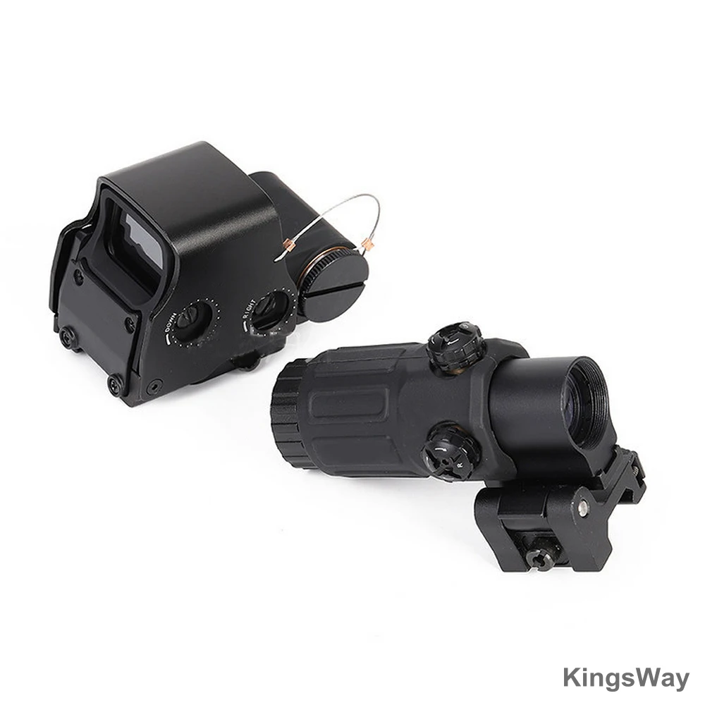 558 Holographic Sight with G33 Highest Quality Magnifying Glass Quick Release Rollover Multiplier Lifting Range Auxiliary Tools