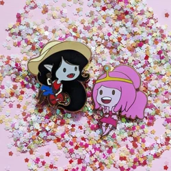 Adventure Time Enamel Pin Lapel Pin Badge Brooch Jewelry Accessory Gifts for Women Girls