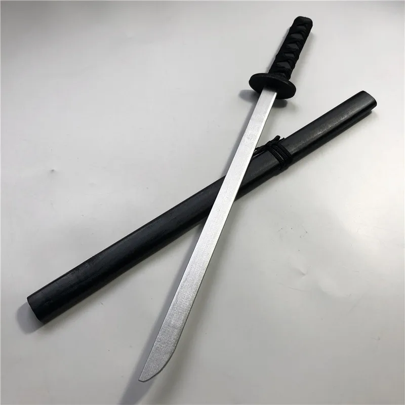 Mini arma de animação simulada, espada de madeira, anime katana samurai, cosplay, ninja, adereços de desempenho, brinquedos de presente para crianças, 73cm