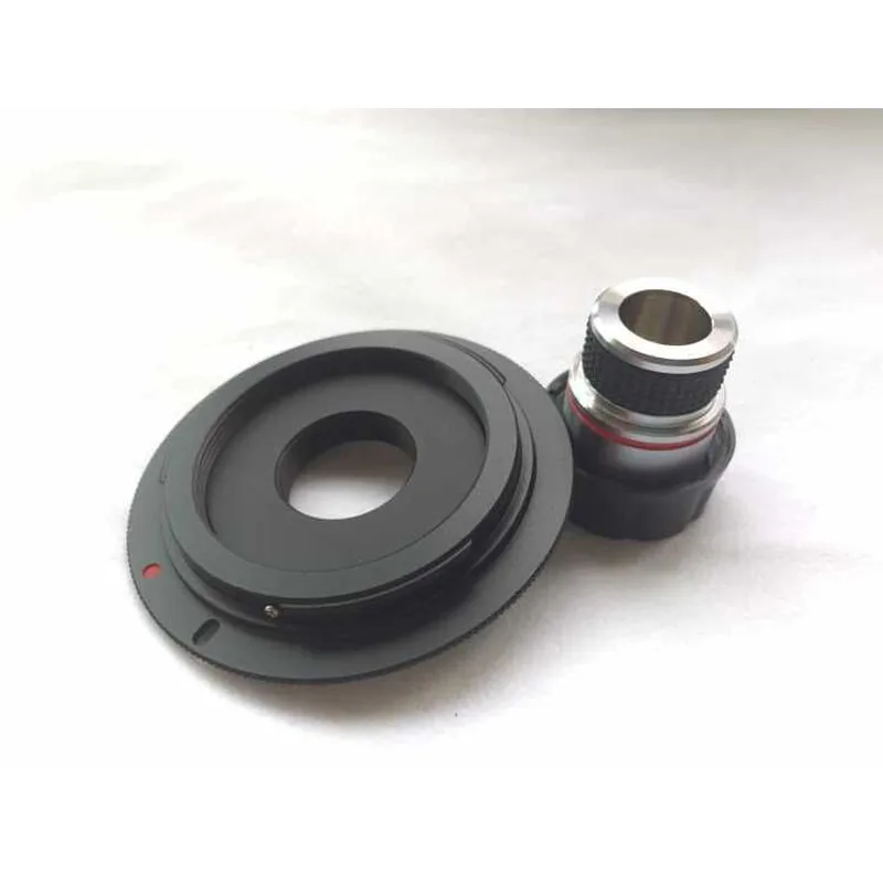 Camera adpater for Canon EOS To RMS Microscope Objective Kit For Micro Photography W/ 4X Objective