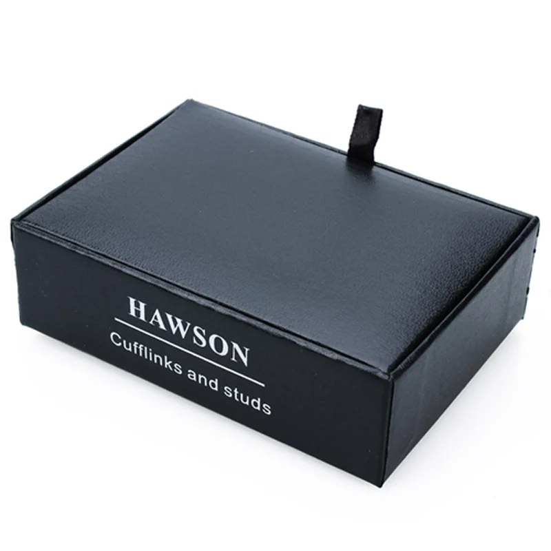 HAWSON Men\'s Black Gunmetal Crystal Cufflinks & Studs Set Formal Business Wedding Tuxedo Shirt Accessories Men\'s Shirt Jewelry