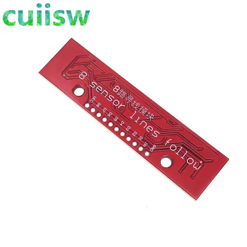 8 Channel IR Tracking Sensor Module 8 CH Infrared Line Track Trace Detect Detection Board DIY Detector for Arduino Smart Car