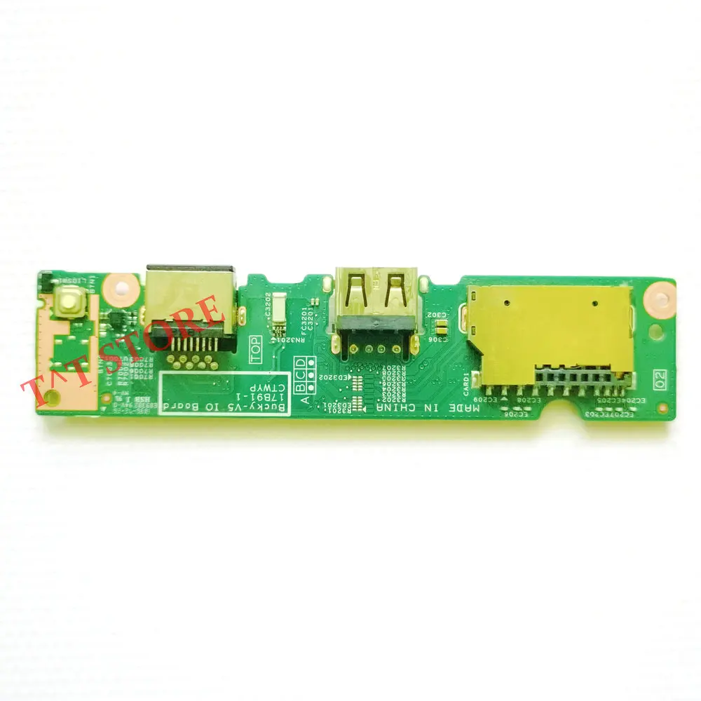 original for DELL Vostro 5481 USB SD Lan Ethernet Board CTWYP DT1MH 0DT1MH test well free shipping