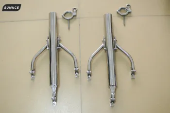 Bir çift yan montaj Outrigger tutucular 316 paslanmaz çelik olta tutucu tekne için