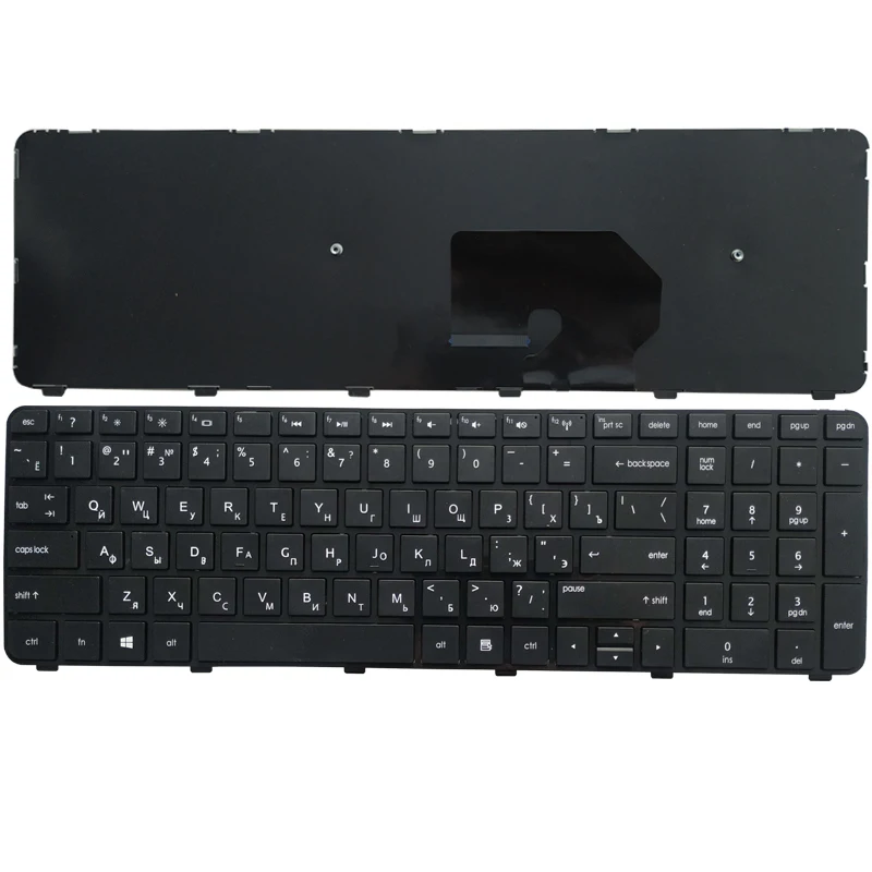 NEW for HP Pavilion DV7-6100 DV7-6000 DV7-6200  634016-251 639396-251 Russian Keyboard  Black with frame