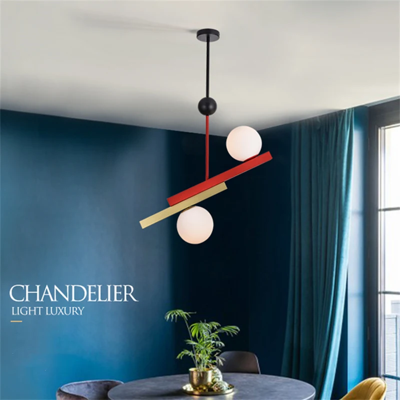 

Nordic Creative Pendant Lights LED E27 Livingroom Restaurant Clothing Store Window Color Art Design Indoor Decorative Hanglamp