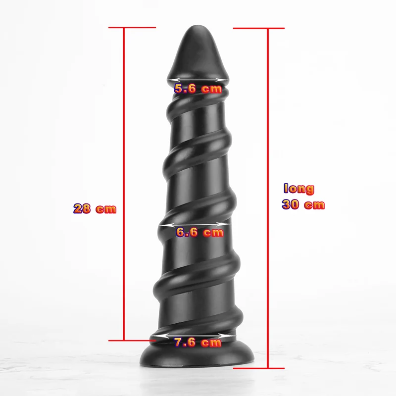 Giant Anal Plug Screw Thread Butt Stopper Dildo Woman Butt Pussy Stimulate Sex Toy for Women Erotic Fetish Vaginal Anal Expander