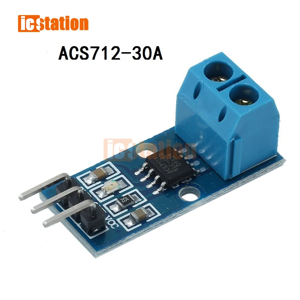 ACS712 30A Range Hall Current Sensor Module ACS712 Module for Uno R3 30A