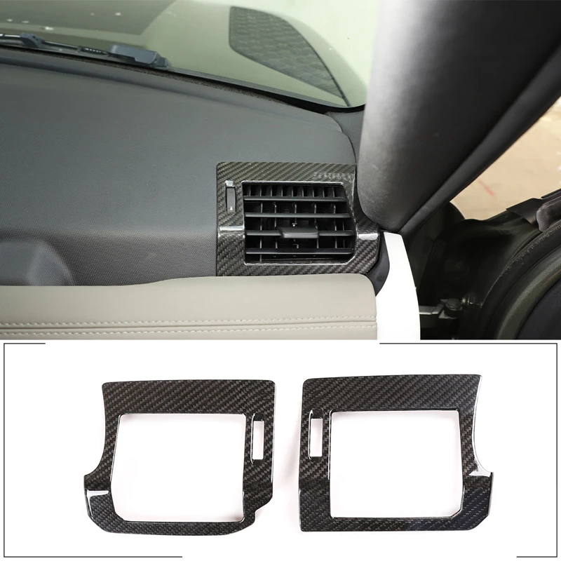 

For 2020-2022 Land Rover Defender 90 110 real carbon fiber central air conditioning side air outlet frame sticker interior