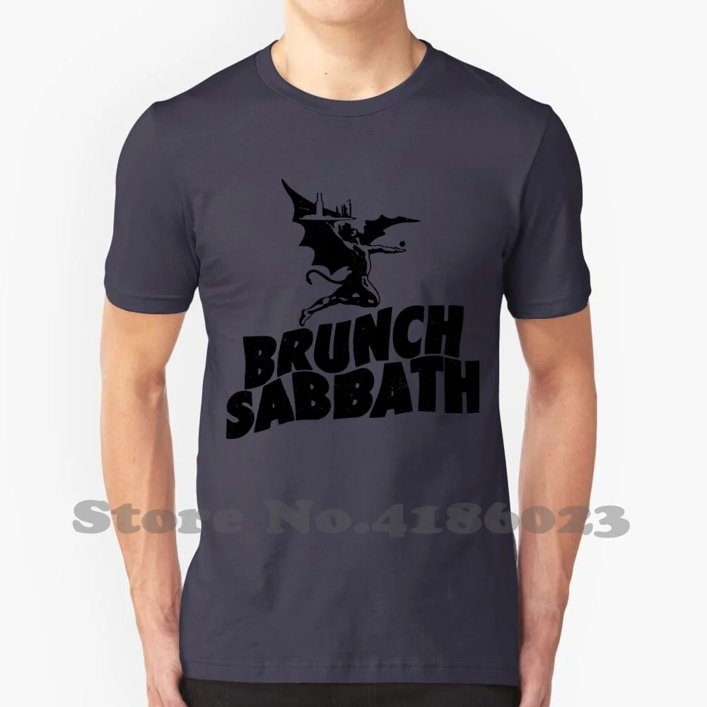 Brunch Sabbath 100% Cotton T-Shirt Funny Sundaybrunch Mimosas Metal