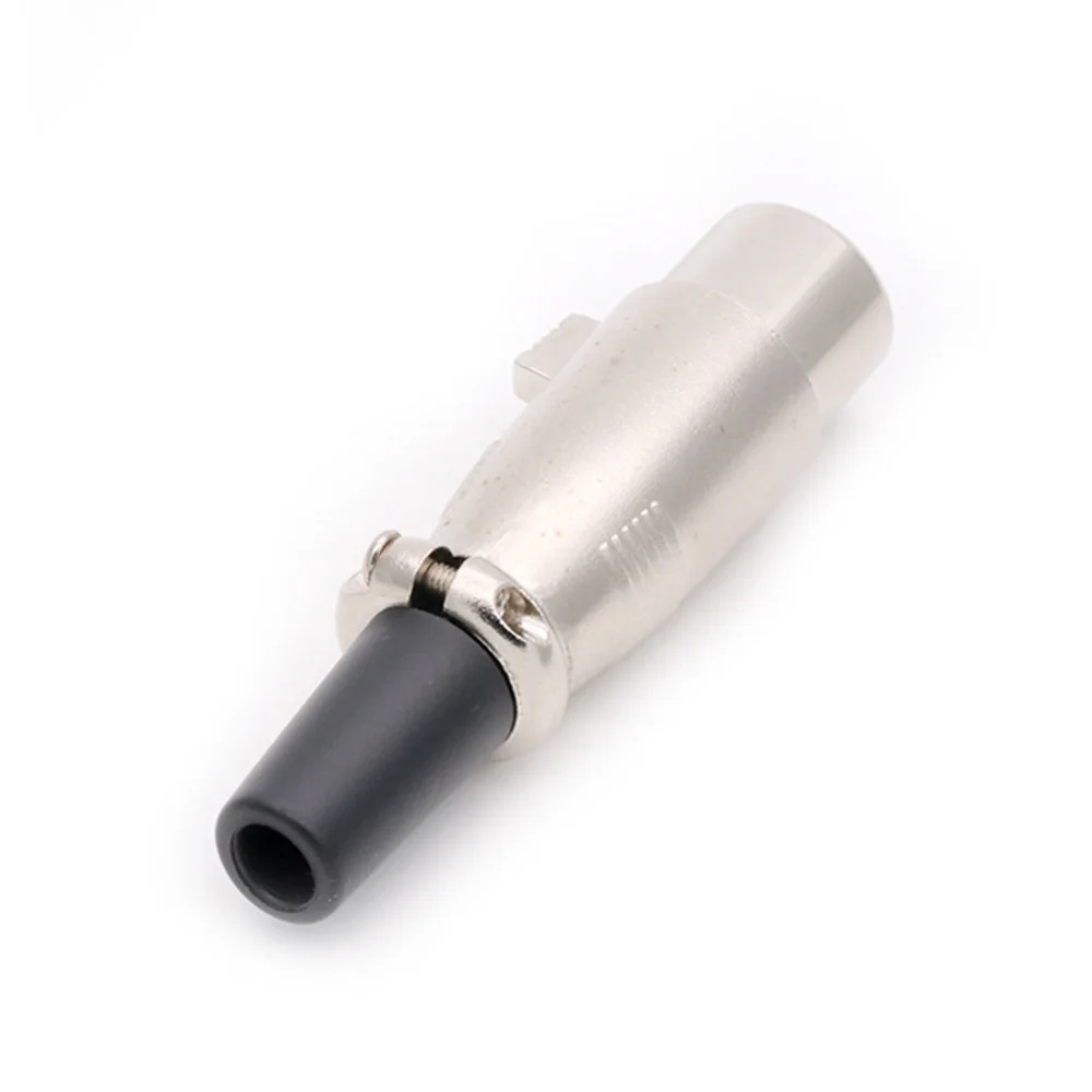 1pc/lot 3Pin XLR Male and Female Microphone Audio Cable Plug Connectors Metal Cannon Cable Plug Terminals