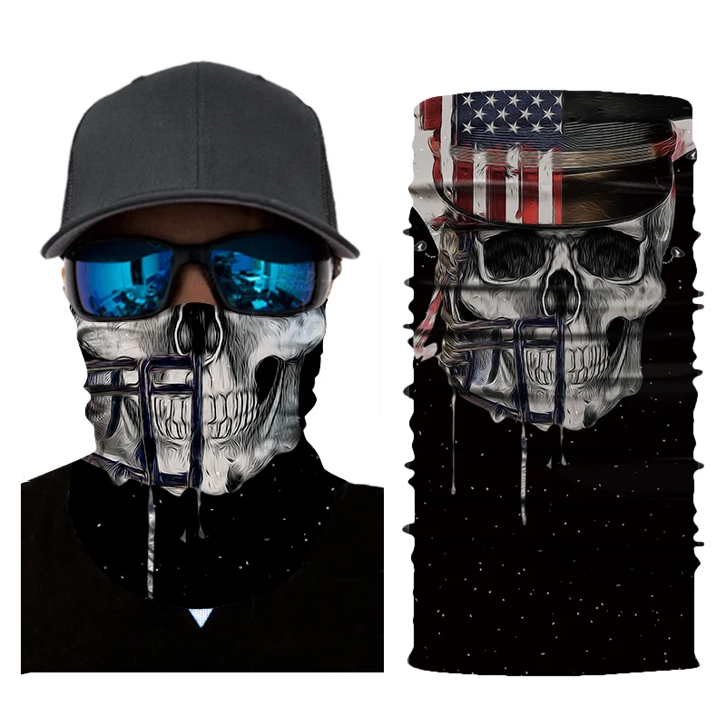 Motorcycle Mask Face Shield Balaclava Biker Mask Skull Face Masks Ghost Cycling Ski Bandanas Mascara Moto Motosiklet Mask