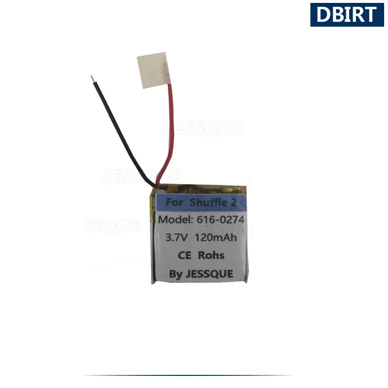 616-0274 120mAh Batterie Für Apple iPod shuffle 2nd Generation 2 Shuffle2 G2 G3 3 MP3 MP4 Batterie akkumulator AKKU