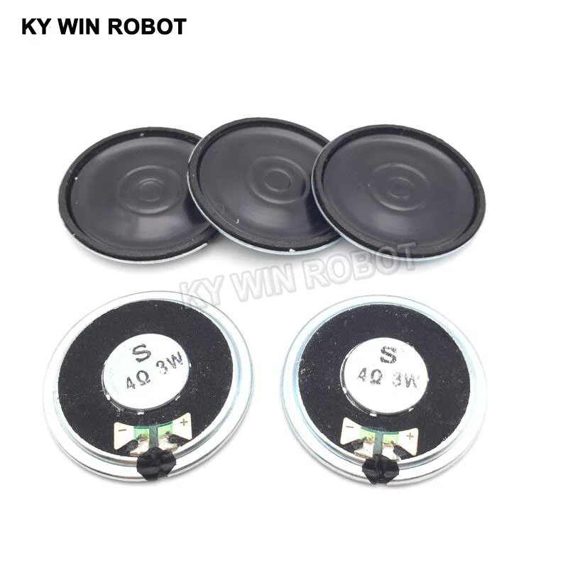 2pcs/lot New Ultra-thin speaker 4 ohms 3 watt 3W 4R speaker Diameter 40MM 4CM thickness 5MM