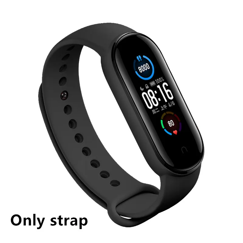 Bracelet For xiaomi mi band 6 5 strap soft Silicone smart watch Accessories Wristband TPU For mi band 6 5 Wrist sport Strap