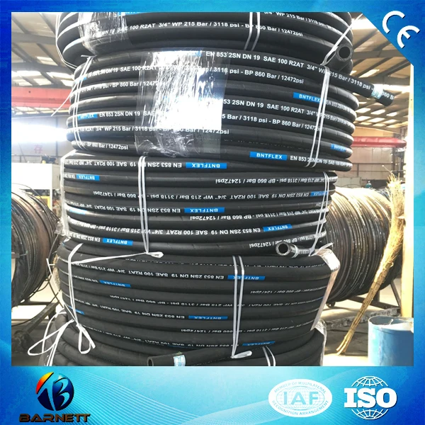 40 Meters DN16 4Sp 4SH Flexible Rubber Hydraulic Hose