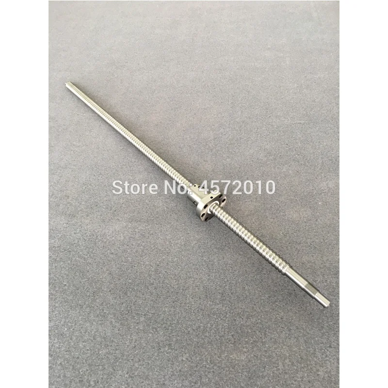 12mm RM1204 Ball Screw Rolled C7 ballscrew SFU1204 650 700 800 900 1000 mm with one flange single ball nut for CNC parts