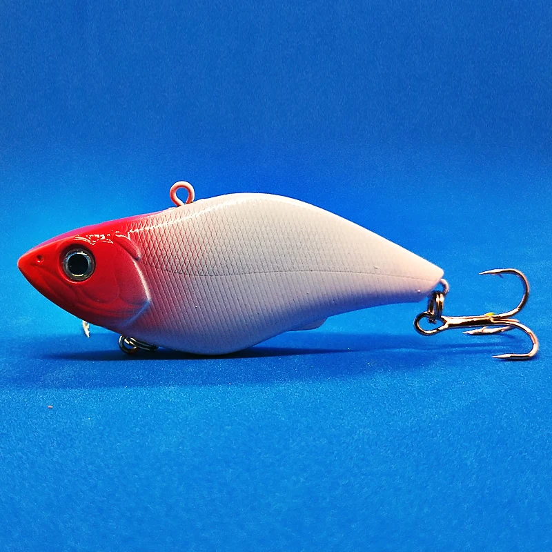 1 PCS 7cm 13g Artificial VIB Fishing Lure lead inside Hard Bait Diving Swivel Bait winter Sea Fishing Tackle