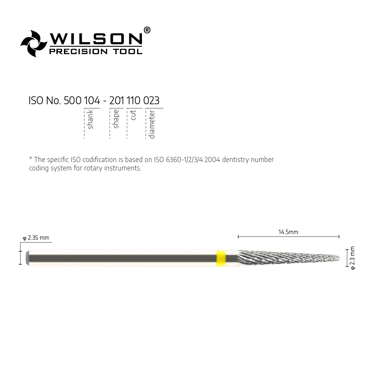 WILSON PRECISION TOOL 5000107 Tungsten Carbide Burs For Trimming Metal