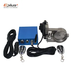 EPLUS Car Exhaust Pipe Electronic Valve Kit Universal Multi-angle Mode 51 63 76MM Controller Device Remote Kit Controller Switch