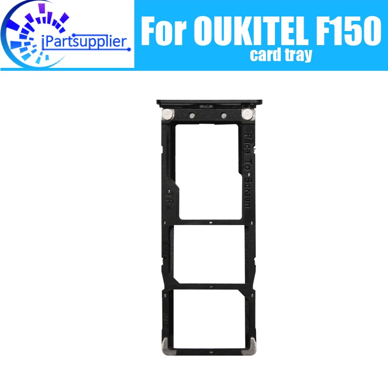 Oukitel f150 suporte da bandeja do cartão 100% original novo de alta qualidade bandeja do cartão sim suporte do entalhe do cartão sim repalcement foroukitel f150