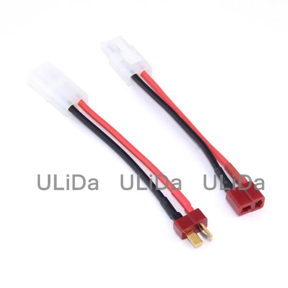 Tamiya Connector to Deans T-Plug Cable w/ 8CM 16AWG Wire for RC Car ESC Charger