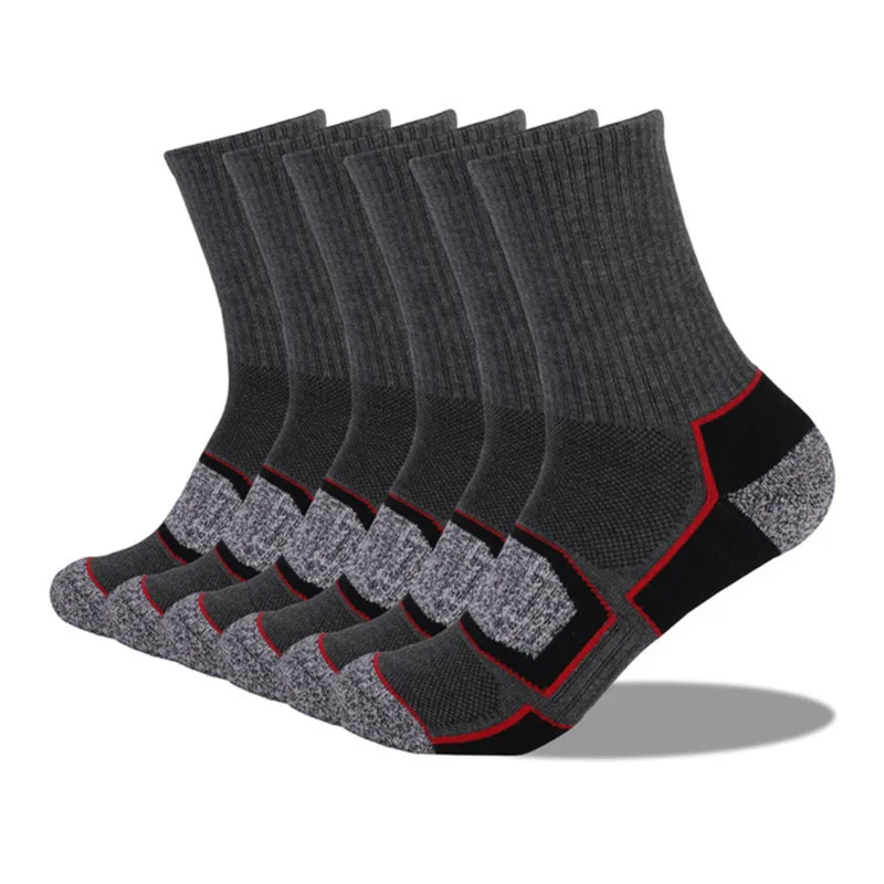 Inverno donna uomo calze da Trekking termico più spesso traspirante cuscino in cotone equipaggio sport all'aria aperta sci Trekking stivali da lavoro Thermosock