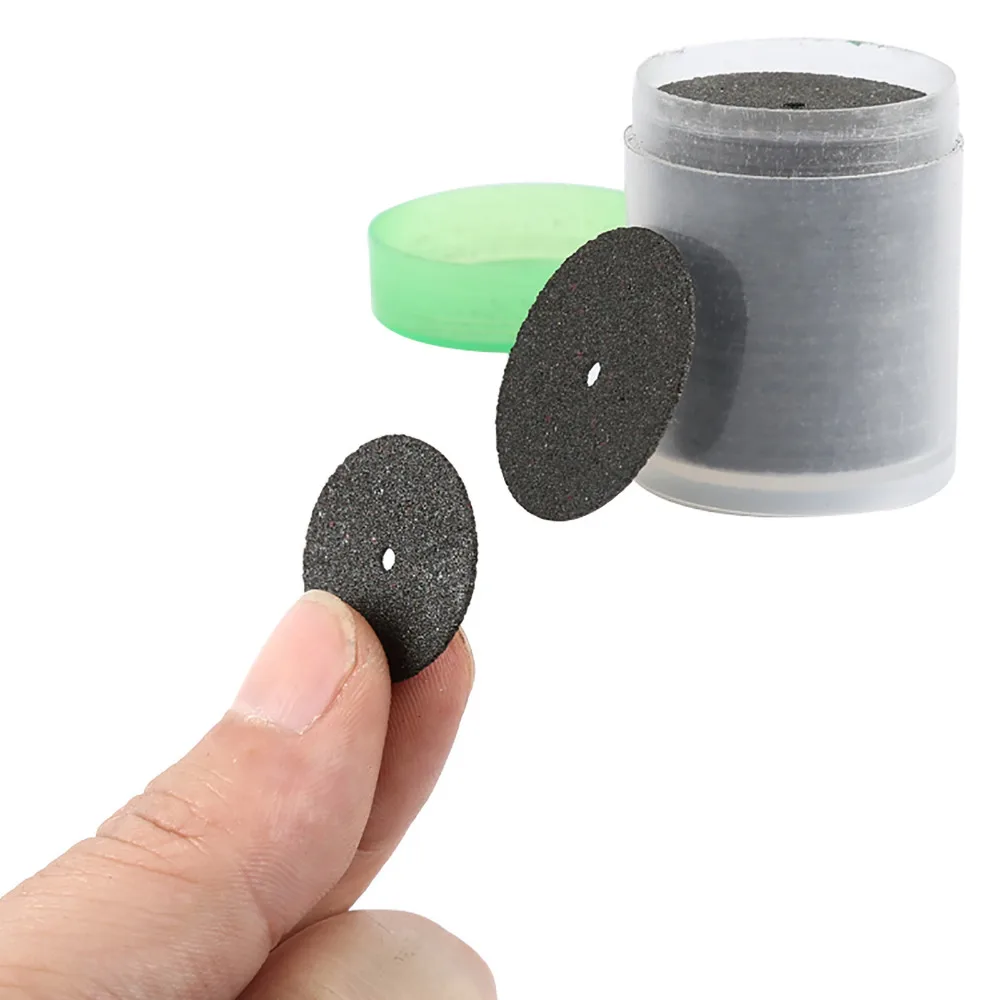 Hot Black 36 Discs Dremel Rotary Tool Cut Off Wheels Disc 24mm Reinforced with 1 Tube 0.6mm thick  cut metal/plastic