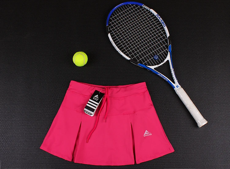 Women Tennis Skorts , Girl Tennis Skirt with shorts , Breathable Female Badminton Skirt With Pocket , Girls Sport Running Shorts