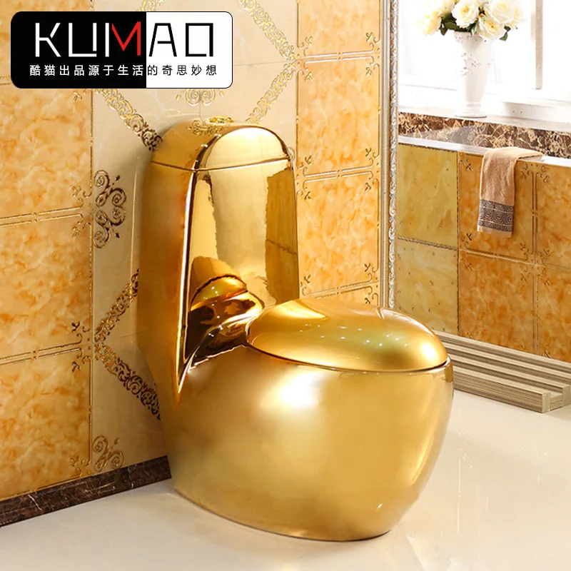 

Toilet egg mute luxury golden European adult super swirl see description color toilet seat creative row wall row