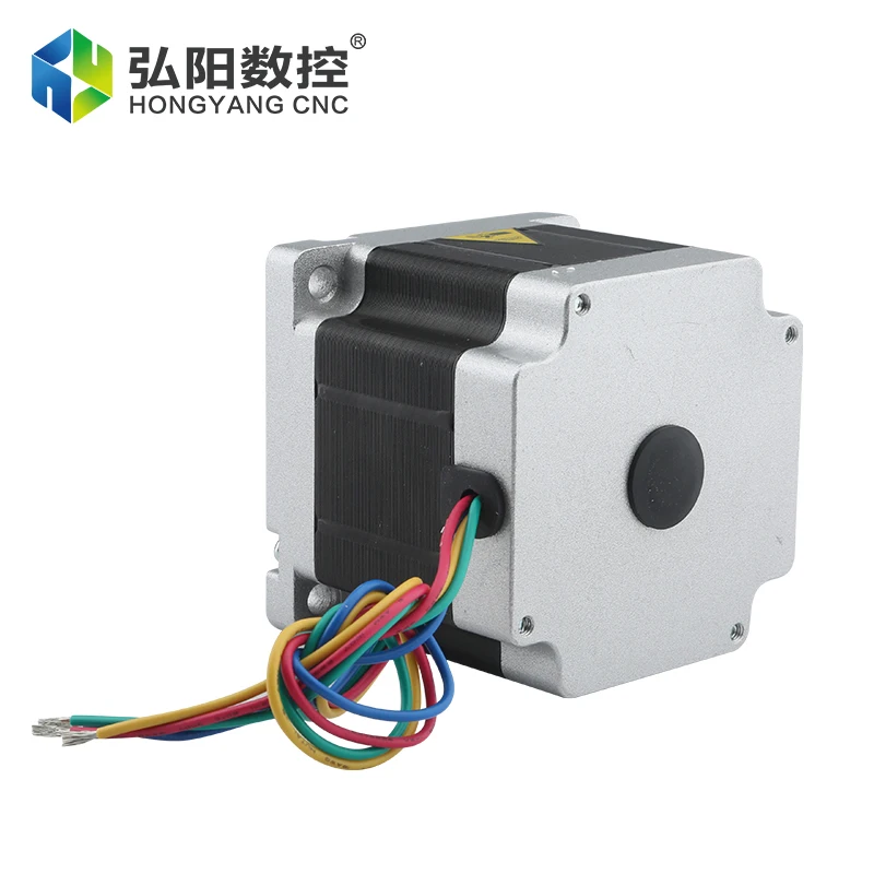 Imagem -04 - Nema 34 Stepper Motor 4a 4.5n. m Diâmetro do Eixo 12.7 14 mm Fio de Ligação para Cnc Gravura e Fresadora Impressora 3d