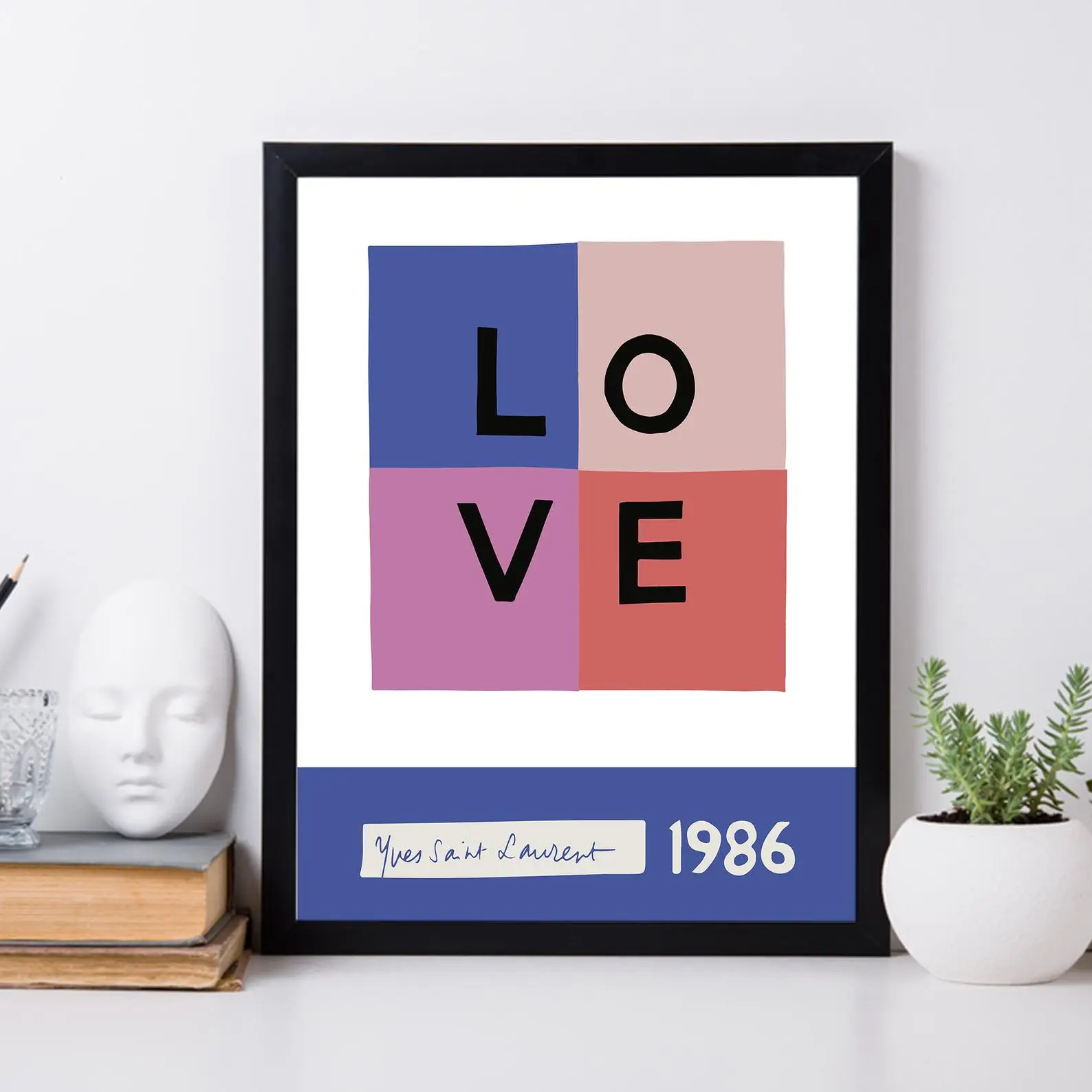 

Love 1988 Prints Fashion Gallery Prints Poster Bohemian Art Wall